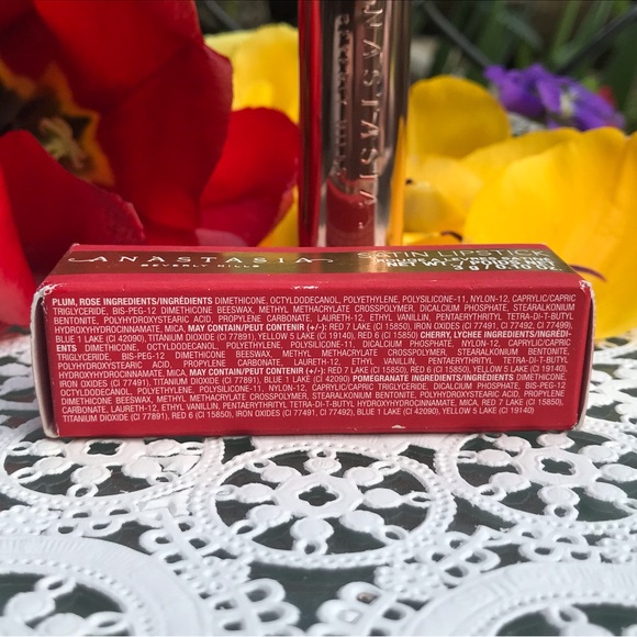 Anastasia Beverly Hills ABH Limited Edition Satin Lipstick in Pomegranate *BNIB - Picture 15 of 16